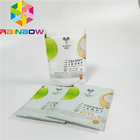 Gravure Printing Plastic Pouches Packaging Reusable Stand Up Dried Fresh Bags With Zipper
