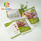 Matte Finished Aluminum Foil Stand Up Pouch Edible Fruit Jerky Packaging Custom Printing