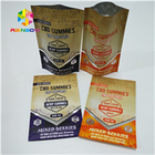 Long Lifespan Foil Pouch Packaging Heat Seal 1/8oz 1/2oz 1oz CBD Gummies Bag