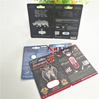 Buffalo Happy Time Blister Pack Packaging Rhino Pill Blister Paper Cards Custom