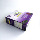 Recycle Foldable Paper Box Packaging , Customized Size Display Paper Box For Berries