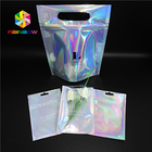 Bikini Garments Plastic Pouch Packaging Hologram 3d Material Stand Up Bag With Zipper