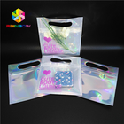 Bikini Garments Plastic Pouch Packaging Hologram 3d Material Stand Up Bag With Zipper