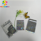 Glitter Flash Star Hologram Mylar k Bags Glossy Three Side Seal Facial Mask Packing