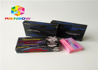 Mix Color Paper Box Packaging Corrugated Foldable Hot Stamping Embossing Process