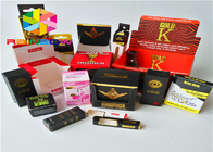 Mix Color Paper Box Packaging Corrugated Foldable Hot Stamping Embossing Process