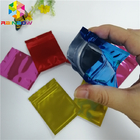 Clear Front Hologram Foil Pouch Packaging Three Side Seal Bags Recyclable k