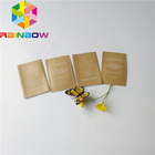 Eco Friendly Custom Printing Kraft Paper Bags Flat Body Scrub Powder Packaging