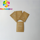Eco Friendly Custom Printing Kraft Paper Bags Flat Body Scrub Powder Packaging