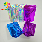 Cosmetics Hair Extension Plastic Pouches Packaging Reusable Mylar k Bag