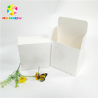 White Color Cardboard Packaging Boxes Various Card Fleixble Logo Customized