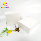 White Color Cardboard Packaging Boxes Various Card Fleixble Logo Customized
