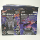 Custom RHINO 96 Pill Blister Pack Packaging 3D Lenticular Card Eco - Friendly