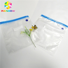 Food Grade Plastic Pouches Packaging Custom Clear Vacuum Bag Zipper Top Heat Seal