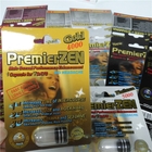Durable Blister Card Packaging Premier Zen Male Enhancement Pills Display Box