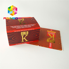 CMYK Color Packaging Paper Box Advertising E Liquid Cardboard Counter Top Display