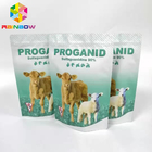 Plastic Stand Up Foil Pouch Packaging Animal Feed Bags Zipper Top With Window