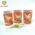 Plastic Stand Up Foil Pouch Packaging Animal Feed Bags Zipper Top With Window