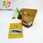 Smell Proof Aluminum Foil Pouch Packaging Mylar Plastic Zip Lock For Coffee