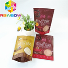 Reusable Dried Food Packaging Bag Three Side Heat Seal Pouch Glossy Surface Printing