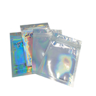Resealable Holographic Printing Laser Film Bag k Pouch For Cosmetic Sample