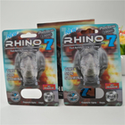 12mm Cap Rhino Male Pills 3D Card Blister Card Packaging
