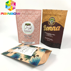 Resealable stand up  bags for food/powder custom printed matt finishing packaging pouch bag