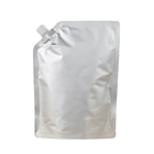Silver plain spout pouch packaging foil stand up Sanitizer liquid beer drink spout packages