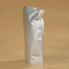 Silver plain spout pouch packaging foil stand up Sanitizer liquid beer drink spout packages