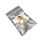 Two Side Sealed Fold Over Bottom Pouch Wholesale Custom Decoration Packaging Bag Recyclable Clear Plastic Bag
