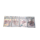 120 micron Gravure Printing Holographic Zipper Pouches