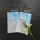 Custom printed packaging of plastic bags black with zipper for clothing make up tool etc