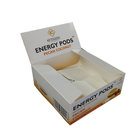Eco Friendly Recycle Food Grade Custom Printing Cardboard Protein Bar Counter Dried Coconut Display Box