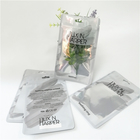 Custom printed plastic hologram flat bags with zipper for make up tool pen packaging