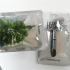 Custom printed plastic hologram flat bags with zipper for make up tool pen packaging