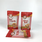Mini quantity digital printing pouch cookie snack jerky beef packaging stand up zipper bag with clear window
