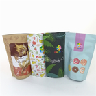 Tea Packaging Laminated Foil CMYK Mylar Zipper Bags