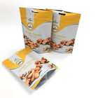  Custom printed plastic product bags biodegradable stand up mylar zip lock snack nut packaging bag