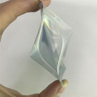 Clear Front Gravure Printing CMYK Color Plastic Holographic Bags