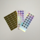 VMPET MOPP Holographic Adhesive Private Stickers For Boxes