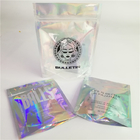 Custom Accepted Holographic Cosmetics Packaging Bags with Zipper