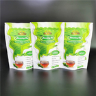 Digital Printing Stand Up  Pouches Empty Tea Packaging Bag Green Diet Tea Mylar Bags
