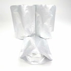 Custom Resealable Heat Seal AL Material NO Zipper Doypack Sealer Aluminium Foil Bags Stand Up Pouch Alcohol Liquid Bags