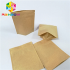 Stand up  pouch paper bags with zipper custom printed paper packaging bags