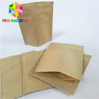 VMPET Mylar Foil Paper Bags CYMK Gravnre Printing With Zipper