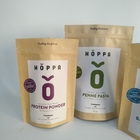 Stand Up MPET CMYK Coffee Bean Packaging Bags 200 microns