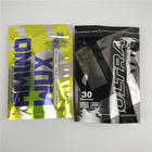 Snack Glossy Colored Zip Lock Plastic Pouches Packaging Smell Proof