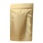 Tea Coffee Zipper Tin Foil Bag Aluminized Frosted Self Supporting