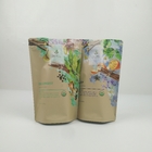 Gravure Printing MOPP Tea Packaging Bag Eco Friendly With Zipper
