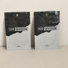 Smell Proof Stand Up Pouches Mylar Bags With Ziplock 1g Cannabis Flower Plastic Pouches With Hanger Hole Clear Window
